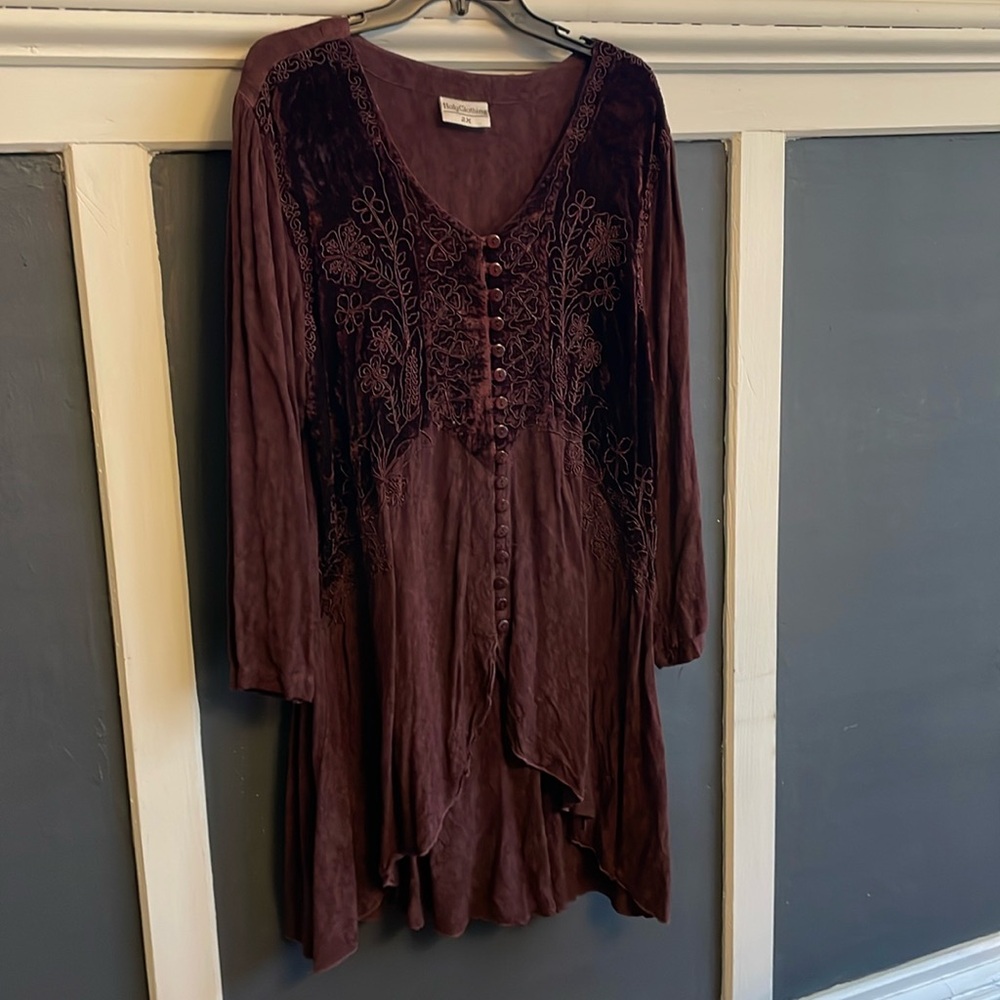 Holy Clothing velvet bodice blouse. Simply stunning.